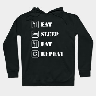 Eat, sleep, eat, repeat Hoodie